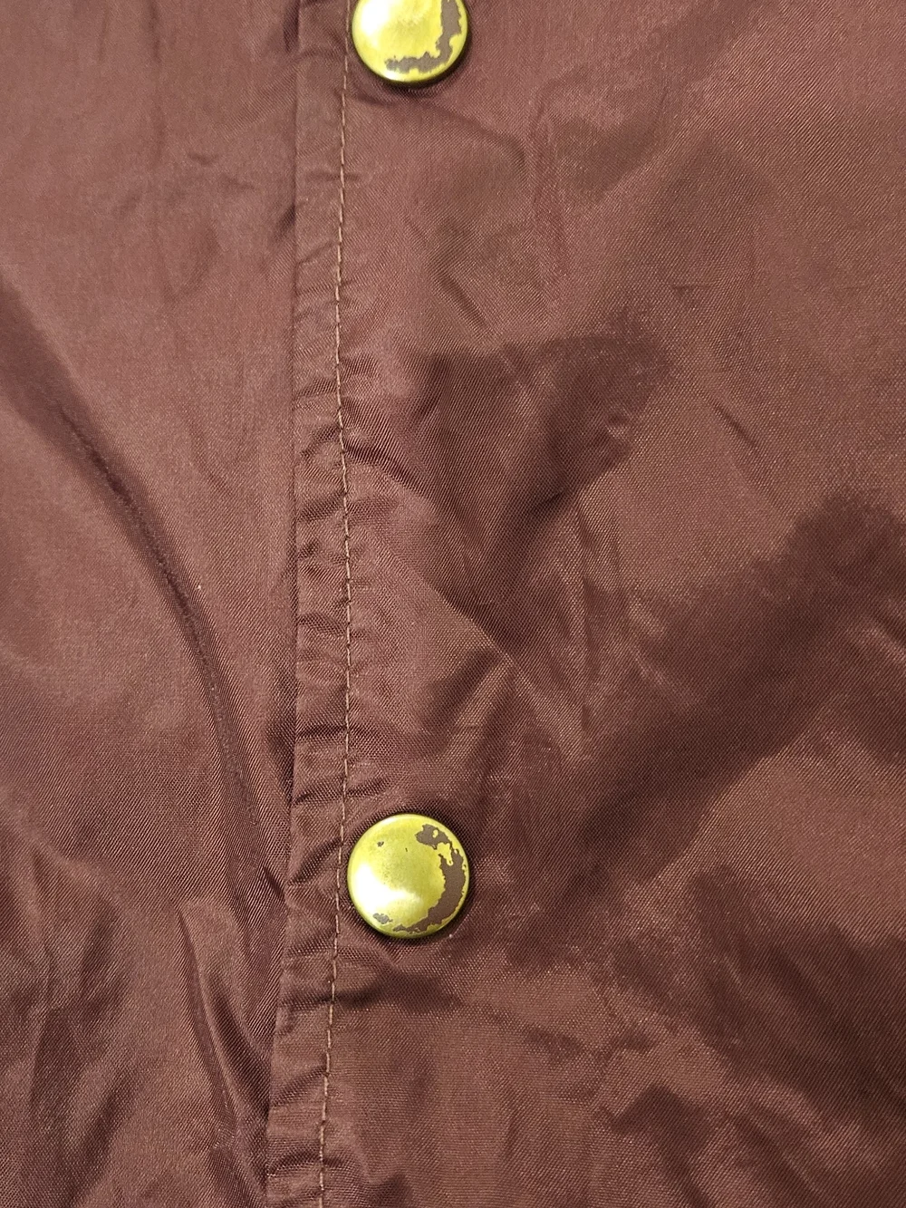 HUF Triple Triangle Men's Maroon Windbreaker Coach Jacket Sz. L
